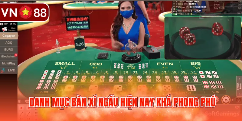 Danh mục bàn xí ngầu hiện nay khá phong phú