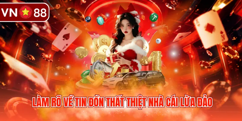 Làm rõ về tin đồn thất thiệt nhà cái lừa đảo