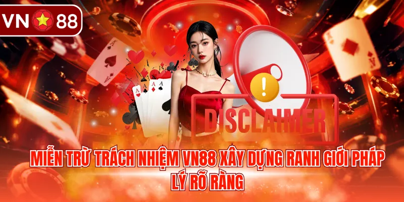 Miễn trừ trách nhiệm VN88 xây dựng ranh giới pháp lý rõ ràng
